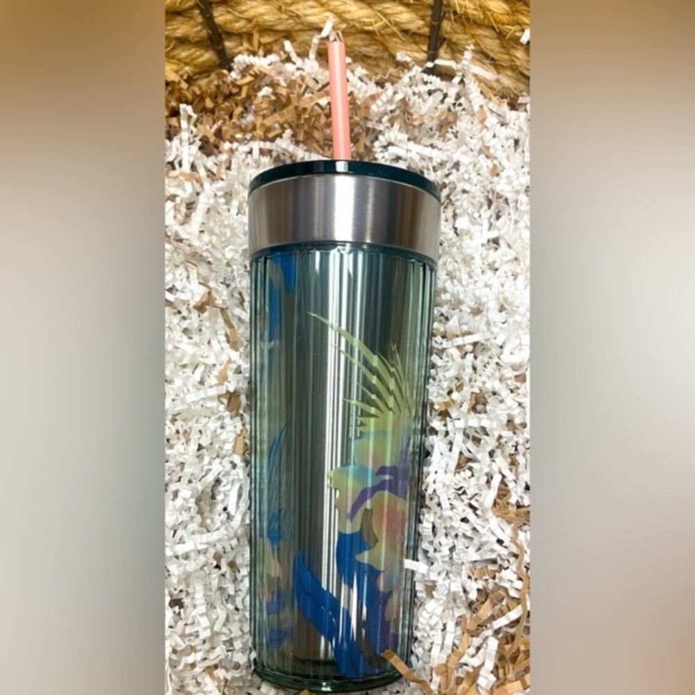 Starbucks layered grandiose garden pastel stainless cup 16oz